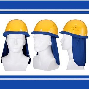 Hard hat 2 piece neck protector reflector and gaiter